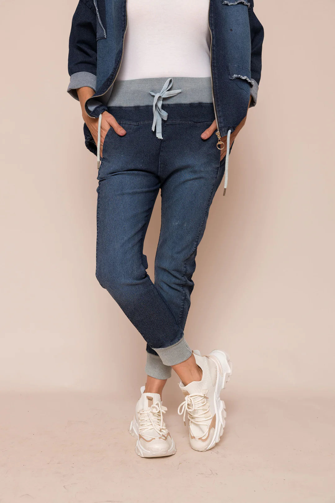 Emily Denim Jogger