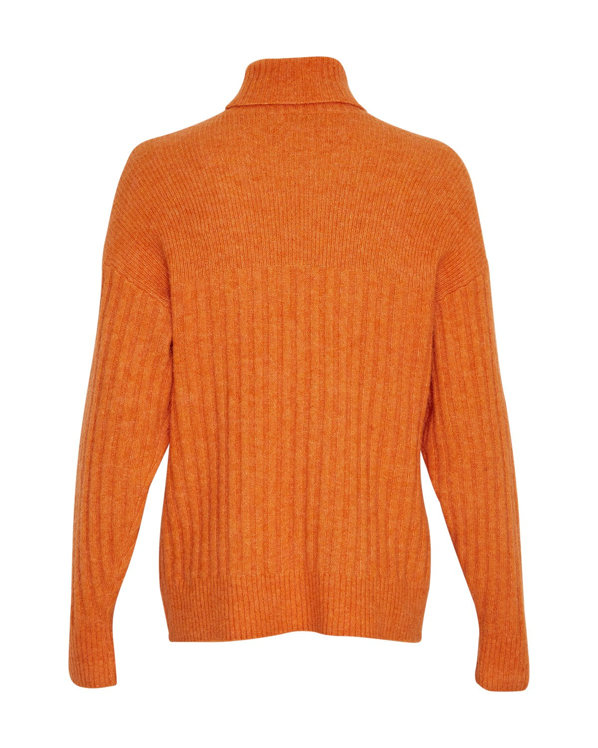 Ochre roll outlet neck jumper